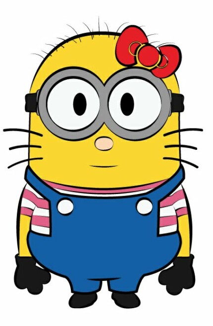Minion Kitty Sticker