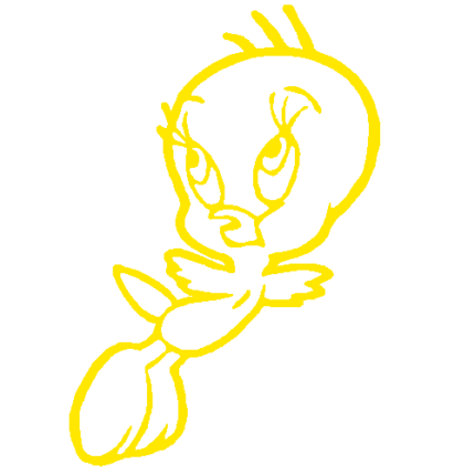 Tweety Flying Decal