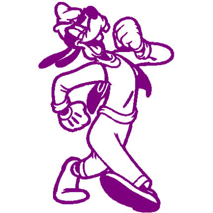 Goofy Walkin decal