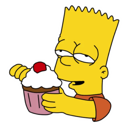 bart-simpson-ICE CREAM Sticker