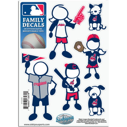 Indians Stick Family Decal Pack