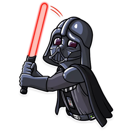 darth vader come to the dark side sticker 15
