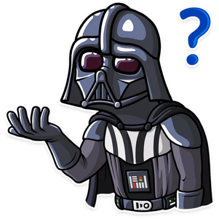 darth vader come to the dark side sticker 27