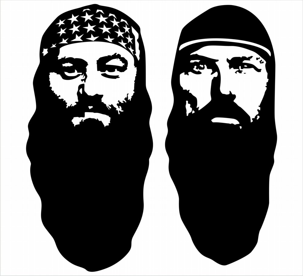 Duck Dynasty Die Cut Vinyl Decal Car Sticker 06