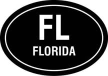 Florida Oval Decal