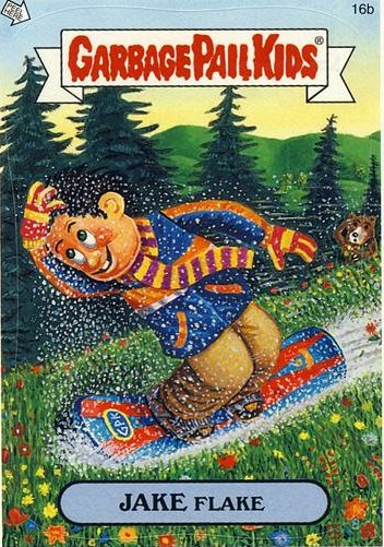 JAKE Flake Funny Sticker Name Decal