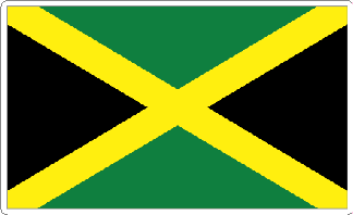 Jamaica Flag Sticker