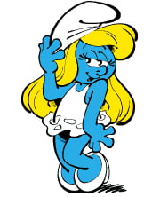 Smurfette So Pretty Decal