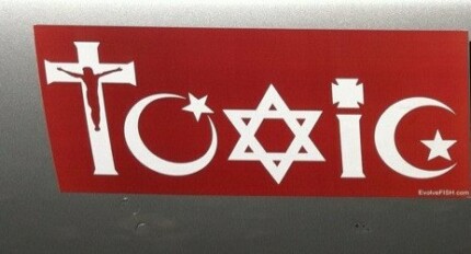 bumper toxic sticker