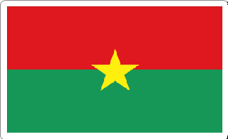 BurkinaFaso Flag Decal
