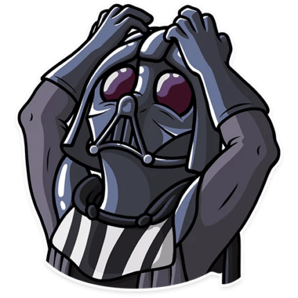 darth vader come to the dark side sticker 26