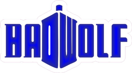 Dr Who BAD WOLF Sticker