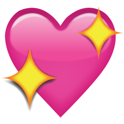 HEART Sparkling_Pink_Heart_Emoji