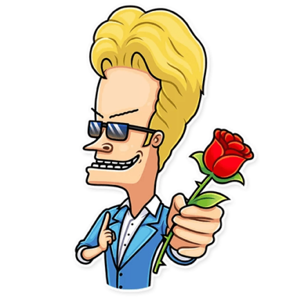 beavis and butthead mtv funny cartoon sticker_20