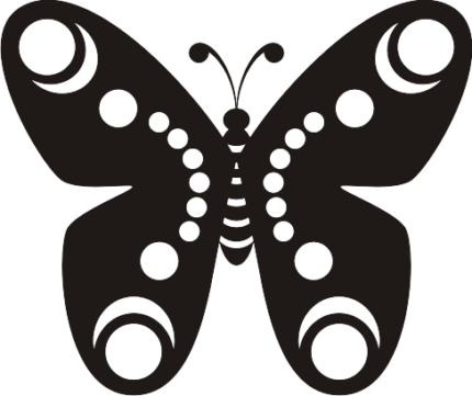 Butterfly Vinyl Window or Wall Decal 7
