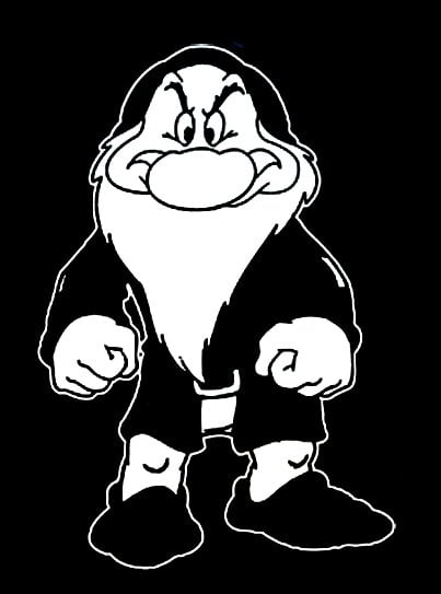 Grumpy Decal Sticker 111