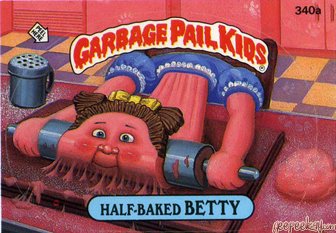 Half Baked BETTY Funny Sticker Name Decal