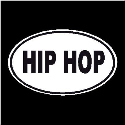 Hip Hop Oval Decal