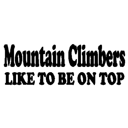 Mountain Climbers Decal 35