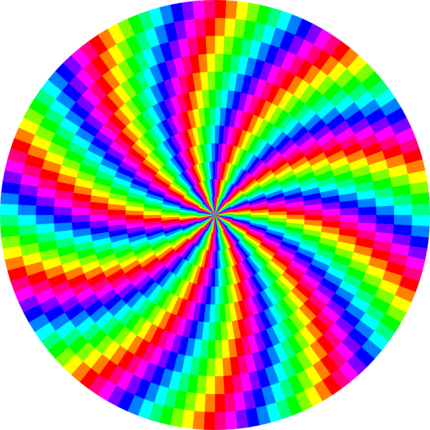 rainbow swirl sticker