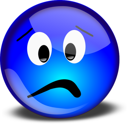 smile blue aarg sticker