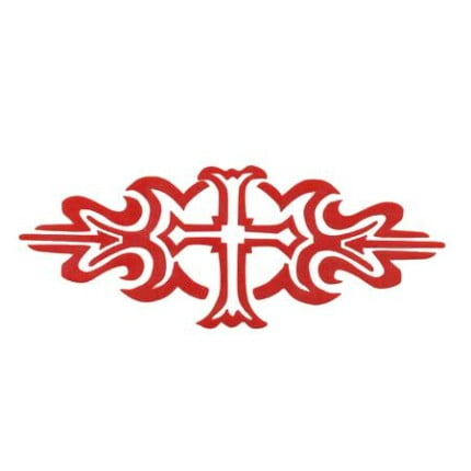 Ornate Cross Decal