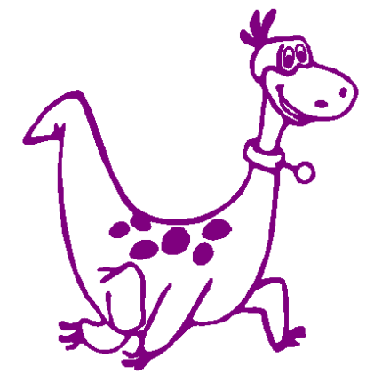 Dino Running decal