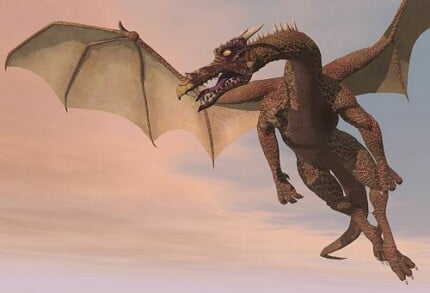 Dragons and Skull Wall Decals 12