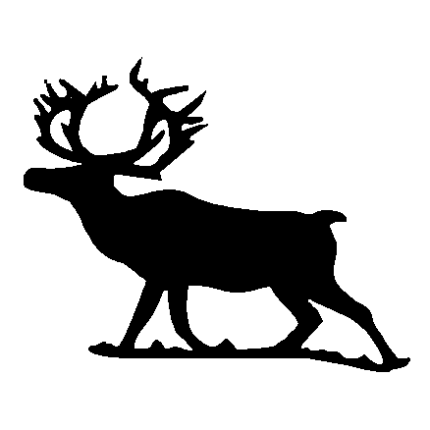 Buck Walking Decal
