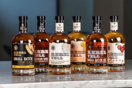 american-REBEL YELL booze collection sticker