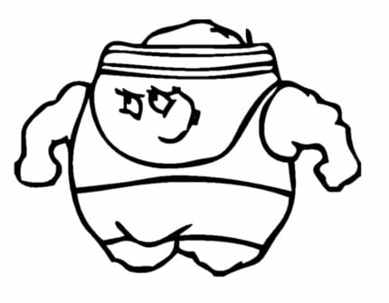 Aqua Team Hunger Force Meatwad 3 Band Vinyl Decal Sticker