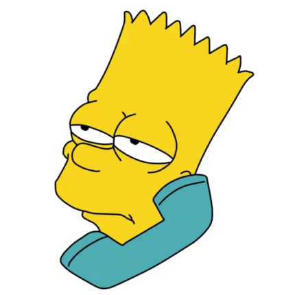 bart-simpson-PHONE Sticker