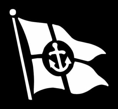 Boat Flag Vinyl Boating Decal