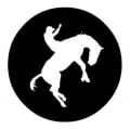 Circular Cowboy Designs Decals
