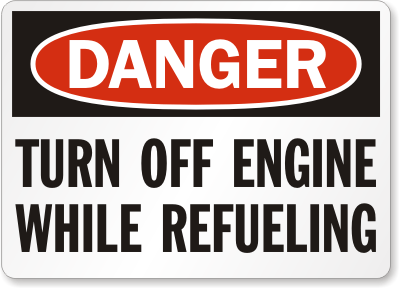 Chock Wheel Signs and Labels 34