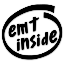 EMT Inside Diecut Vinyl Decal Sticker