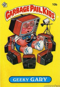 Geeky GARY Funny Sticker Name Decal