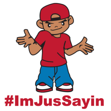 Im Jus Sayin HASHTAG FUNNY STICKER