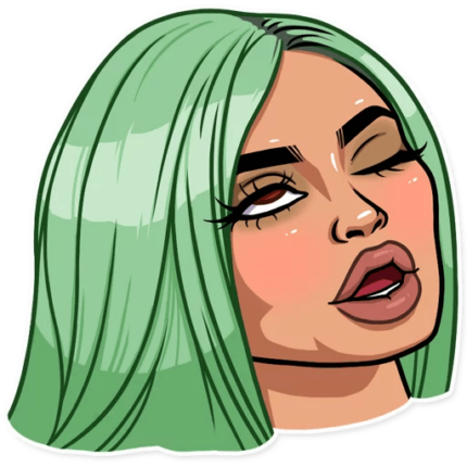 kardashian family_celebrity sticker 9