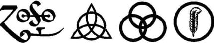 Led Zeppelin ZOSO Decal 2