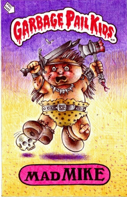 Mad MIKE Gross Sticker Funny Name Decal