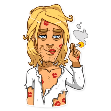 NIRVANA kurt cobain grunge is dead band sticker 07