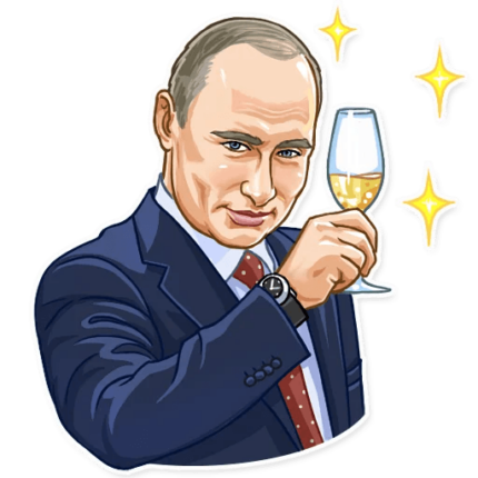 president vladimir putin political sticker 9