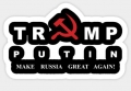 TRUMP Make RUSSIA Great Again Sticker