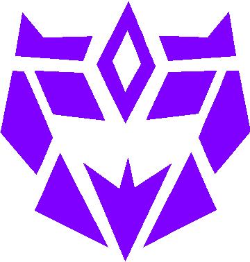 Decepticon 3 Transformer Decal