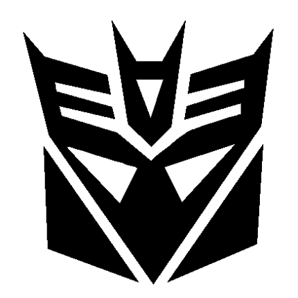 Transformer  vinyl auto sticker - 415A