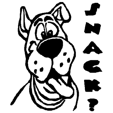 Scooby Snack vinyl sticker