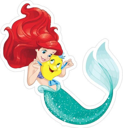 ARIEL LITTLE MERMAID STICKER 3