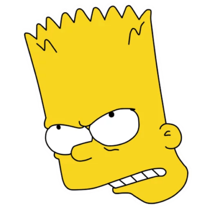 bart-simpson-HEAD MAD sticker