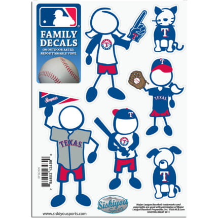 Rangers Stick Family Decal Pack